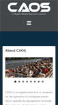 Mobile Screenshot of caos-association.org